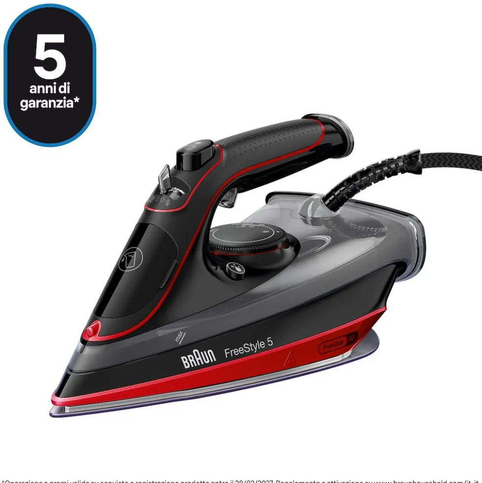 Ferro da stiro a vapore Braun TexStyle 5 SI5057RD 2700W