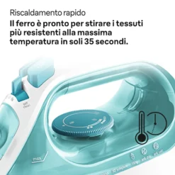 Ferro da stiro a vapore Braun TexStyle 1 SI1009OR 1900W
