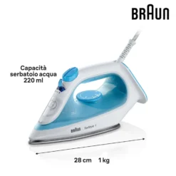 Ferro da stiro a vapore Braun TexStyle 1 SI1050BL
