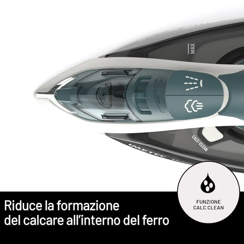 Ferro da stiro a vapore Imetec Z1 2500 con tecnologia anticalcare