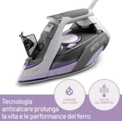 Ferro da stiro Imetec Intellifast 9030, 2400 W con piastra Ceramic Diamond