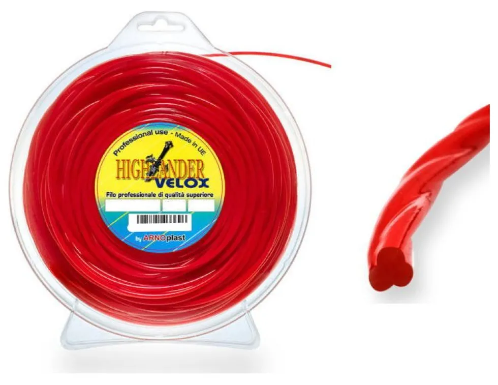 Filo decespugliatore Arno plast 1422 0124 HIGHLANDER VELOX Rosso