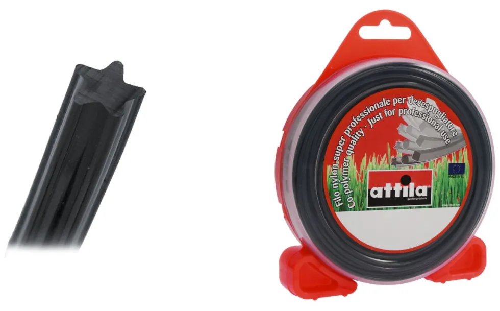 Filo decespugliatore Attila 004992 Nero