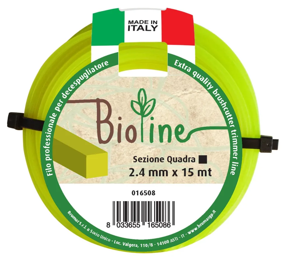 Filo decespugliatore Brumar 016508 BIOLINE Giallo