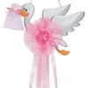 Fiocco nascita Baby Idea CI IR Cicogna intermedia Rosa
