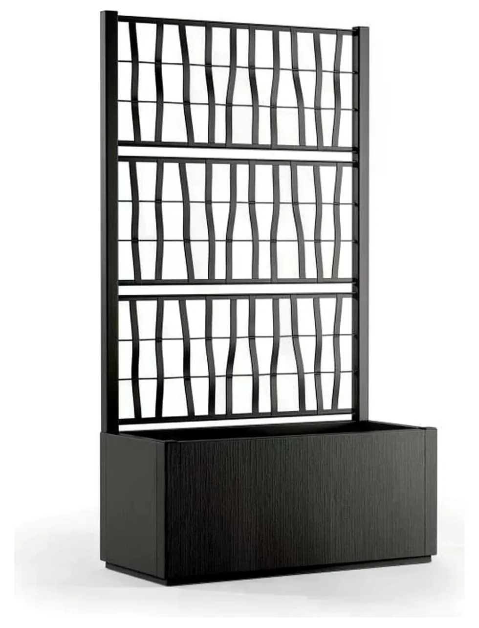 Fioriera con grigliato Stefanplast 68601 ETHICA Grafite
