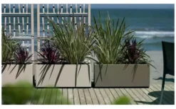 Fioriera con grigliato Stefanplast 68601 ETHICA Grafite