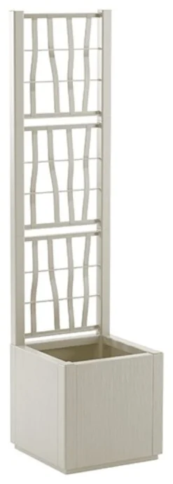 Fioriera con grigliato Stefanplast 68800 ETHICA Bianco gesso