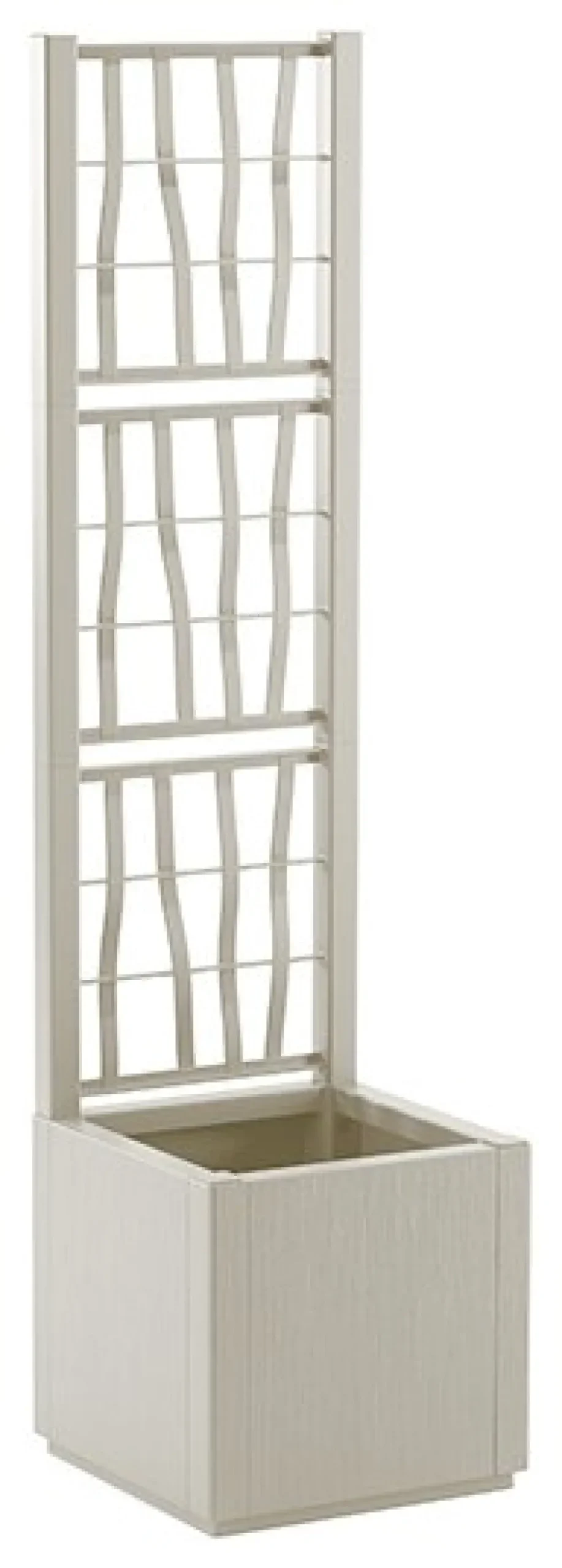 Fioriera con grigliato Stefanplast 68800 ETHICA Bianco gesso