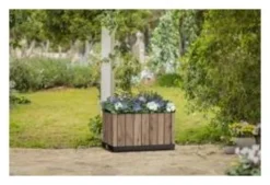 Fioriera Keter K260786 SIGNATURE Knock Down Planter Ashwood