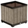 Fioriera Keter K260788 SIGNATURE Knock Down Planter Square Ashwood