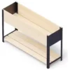 Fioriera Kronus 0529 UPYARD Modern Box High Natural e Nero