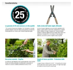 Forbice tagliasiepi Gardena 12300 20 NATURECUT