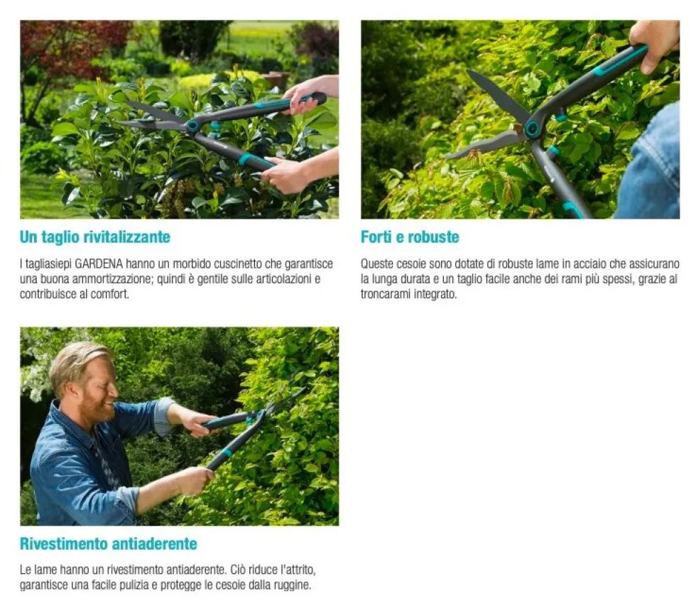 Forbice tagliasiepi Gardena 12301 20 EASYCUT