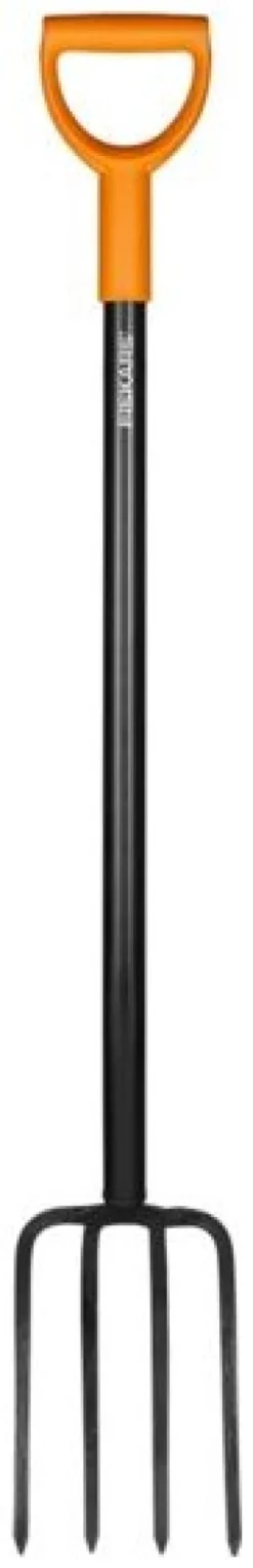 Forca Fiskars 1003458 SOLID vanga 4dt Nero e Arancio