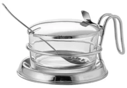 Formaggiera Pinti inox 50943400 Nouvelle Cuisine con cucchiaino Cromo