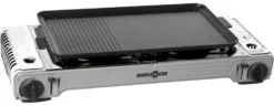 Fornello campeggio Brunner 0708017N Devil Double Grill Cromo