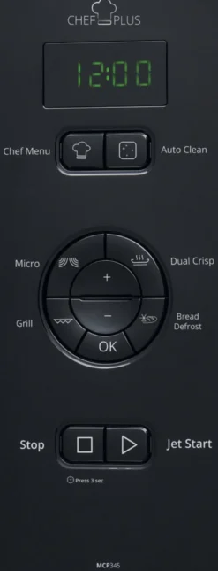 Forno a microonde Whirlpool MCP345BL con funzione grill e crisp