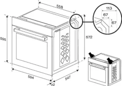 Forno elettrico Beko BBIM17300BSEA multifunzione con AirFry e Pizza