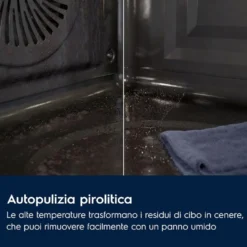 Forno elettrico Electrolux EOF4P56H con pulizia pirolitica e cottura uniforme