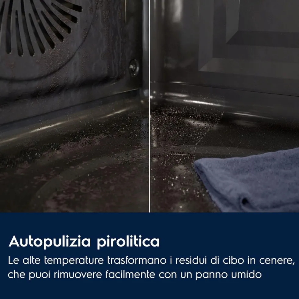 Forno elettrico Electrolux EOF4P56H con pulizia pirolitica e cottura uniforme