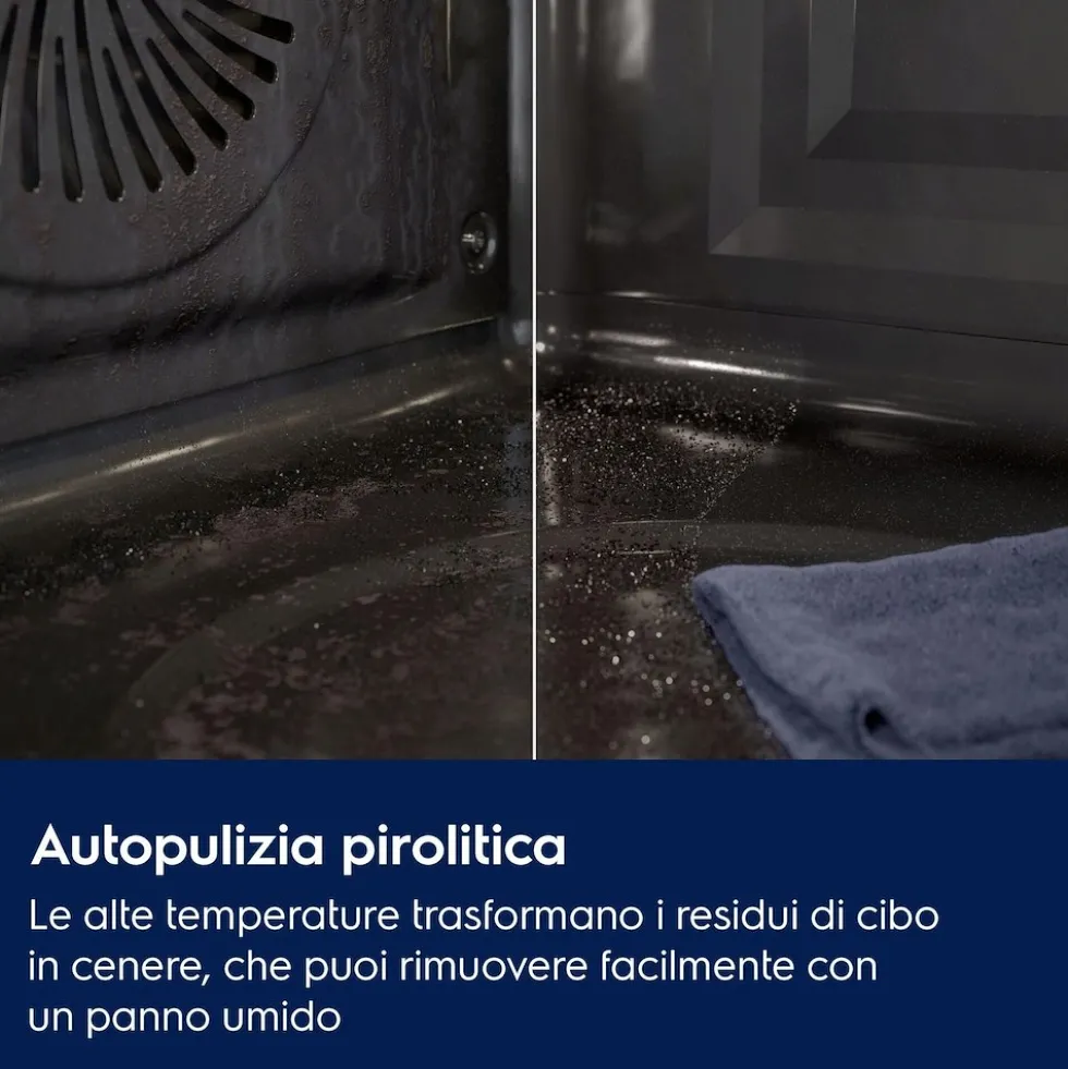 Forno elettrico Electrolux EOF4P56H con pulizia pirolitica e cottura uniforme