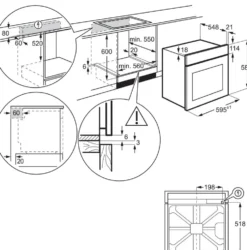 Forno elettrico Electrolux EOF4P56H con pulizia pirolitica e cottura uniforme