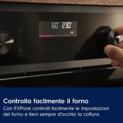 Forno elettrico Electrolux EOF4P56H con pulizia pirolitica e cottura uniforme