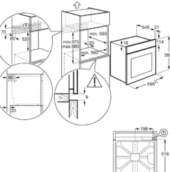 Forno elettrico Electrolux EOF4P56H con pulizia pirolitica e cottura uniforme