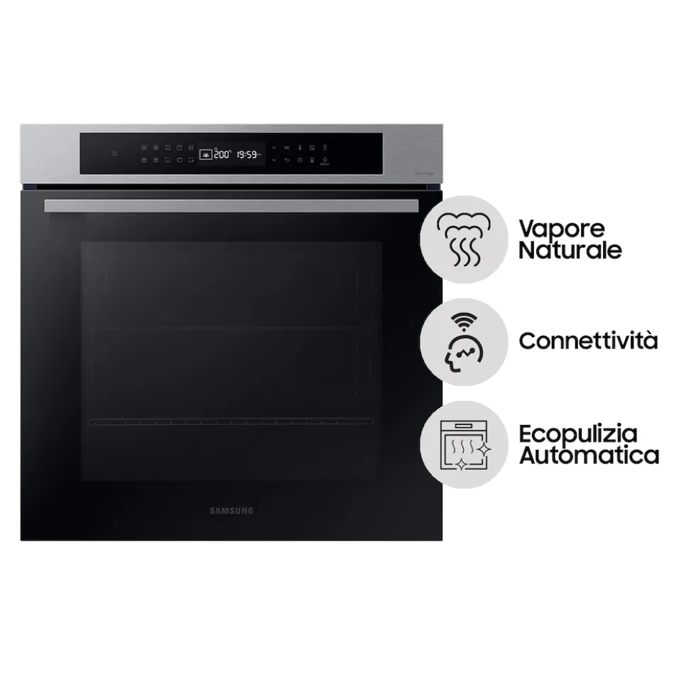Forno elettrico Samsung NV7B4040VBS/U5 multifunzione con Vapore e WiFi