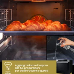Forno elettrico Samsung NV7B4040VBS/U5 multifunzione con Vapore e WiFi