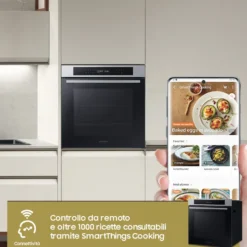 Forno elettrico Samsung NV7B4040VBS/U5 multifunzione con Vapore e WiFi