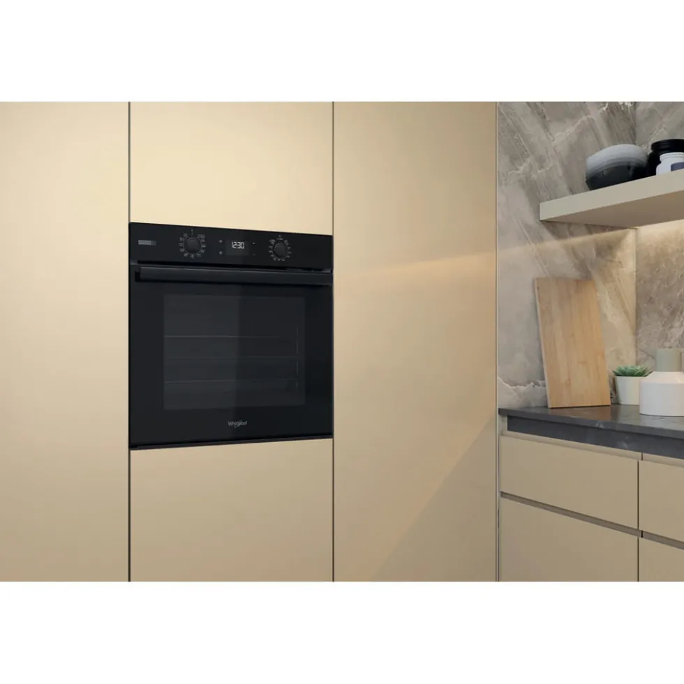 Forno elettrico Whirlpool OMSR58RU1SB con 8 programmi e pirolisi