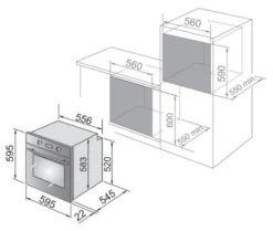 Forno incasso De Longhi COUNTRY Cm 9L Ro Ramato