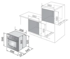 Forno incasso De Longhi COUNTRY Cm 9L An Antracite