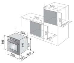 Forno incasso De Longhi COUNTRY Cm 9L Av Avena