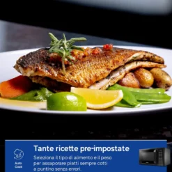 Forno microonde combinato Samsung MC28H5015CK con cottura ventilata