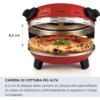 Forno pizza Ariete 00C093400AR0 PIZZERIA Gourmet Red