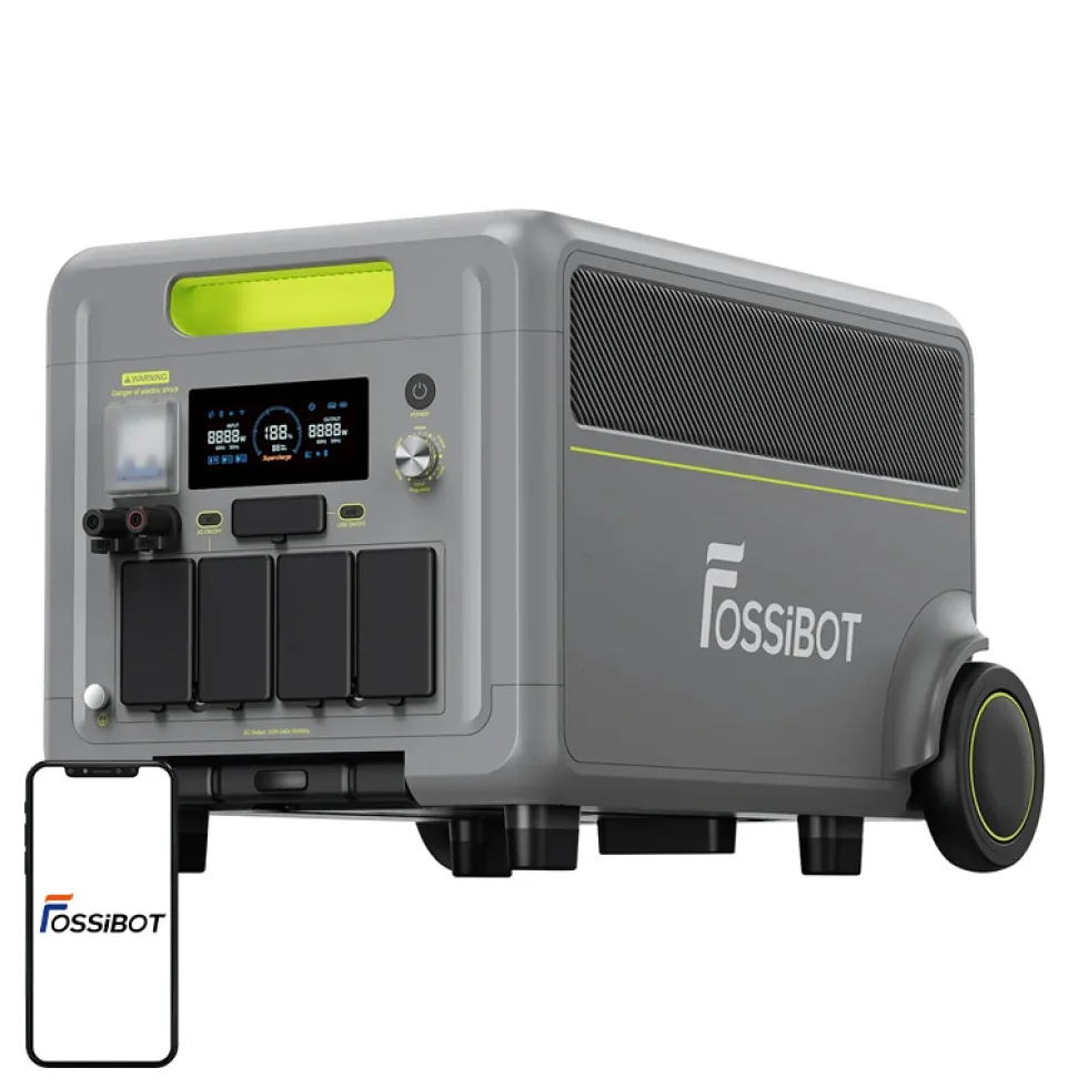 FOSSIBOT F7200 Stazione di Ricarica 7200W (Verde)