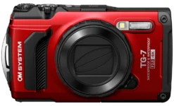 Fotocamera compatta Om System V110030RU000 TOUGH Tg 7 Red