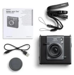 Fotocamera istantanea Fujifilm INSTAX Wide Evo Black e Gray