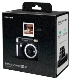 Fotocamera istantanea Fujifilm 16802814 INSTAX Square SQ 40 Black