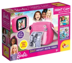 Fotocamera istantanea Lisciani 97050 BARBIE Print Cam 3in1 Pink