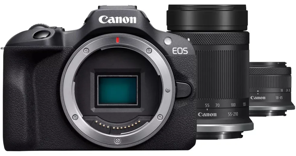 Fotocamera mirrorless Canon 6052C023 EOS R100 Kit RF S 18 45mm F4.5 6.