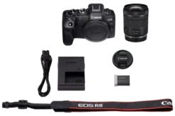 Fotocamera mirrorless Canon 5803C095 EOS R8 Kit RF 24 105mm F4 7.1 IS