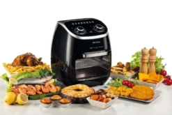 Friggitrice ad aria Ariete 4619 Airy Fryer Oven con girarrosto e cestello rotante