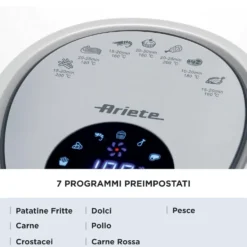Friggitrice ad aria Ariete 4618 Airy Fryer XXL 7 litri 1800W