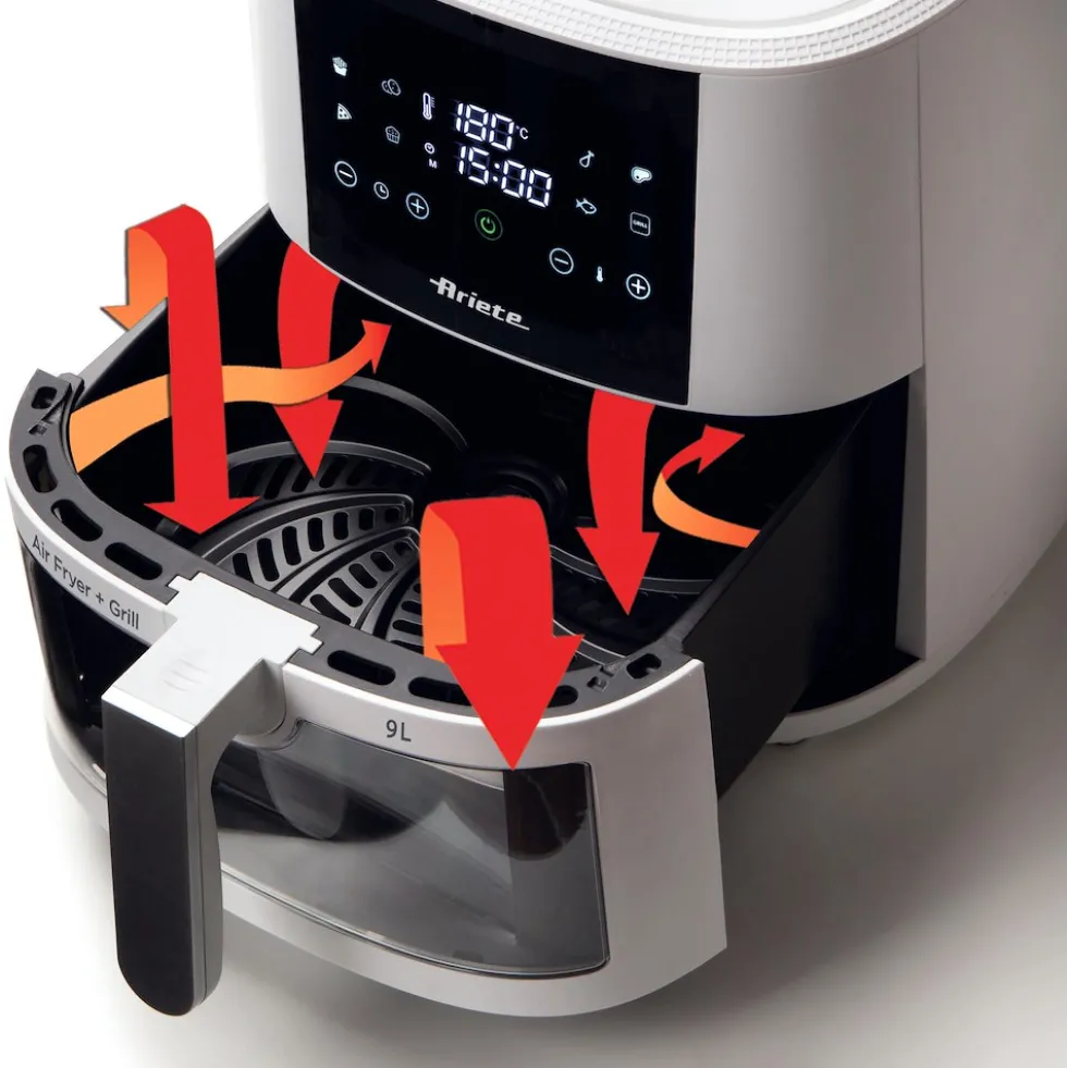 Friggitrice ad aria ARIETE 4630 9L 1500W con cestello capiente