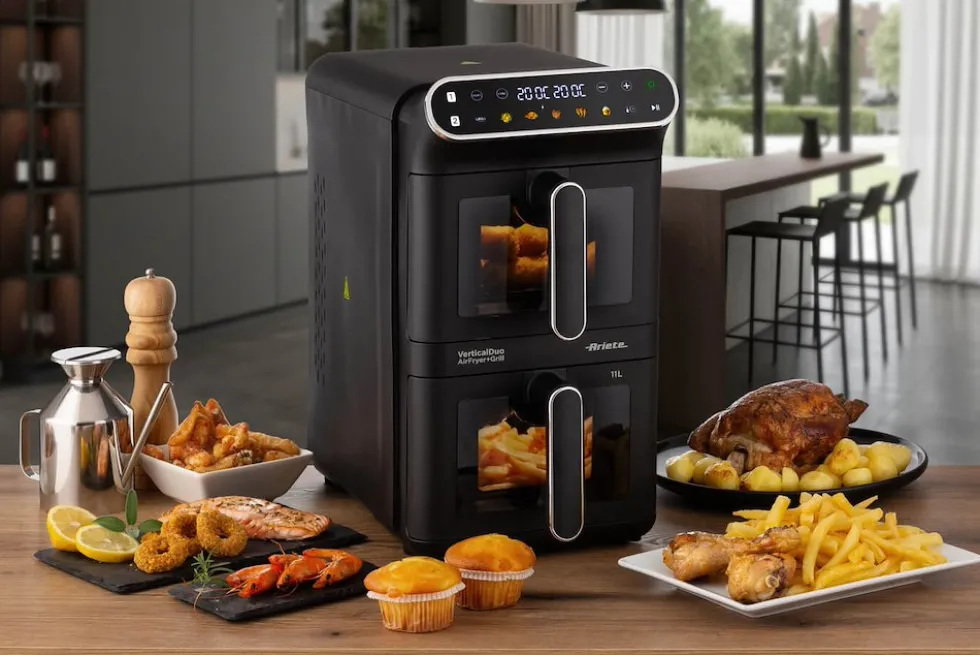 Friggitrice ad aria Ariete 4640 Vertical DUO 11L