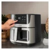Friggitrice ad aria Black & Decker BXAF8000E Inox e Black